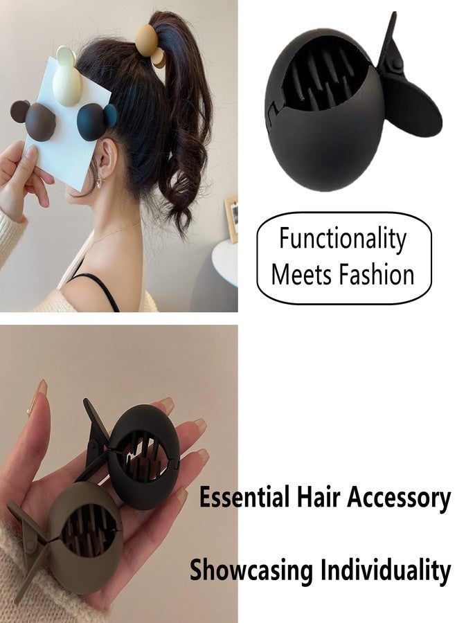 SHUNGXINYI 2 Pack Pony Tail Clip Creative Fish Claw Clip Korean Style Hair Clamp Nonslip Fish Hairpin for Women Hair Accessories - Image 5